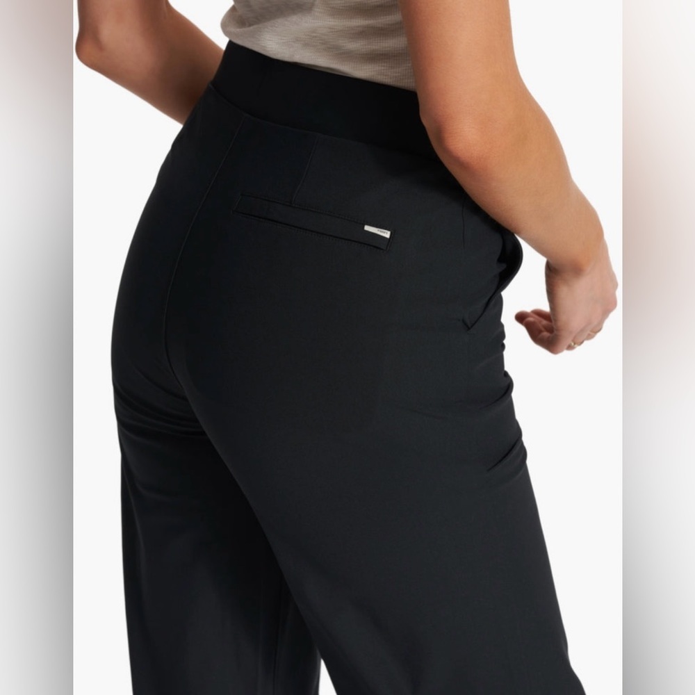 NWT Vuori Womens VersaLife™ Meta Wideleg Tailored Pant Black - Picture 7 of 10